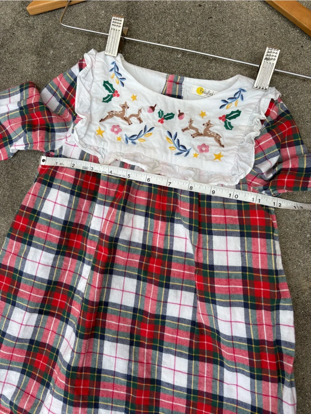 BabyBoden Embroidered Christmas dress, size 2-3T